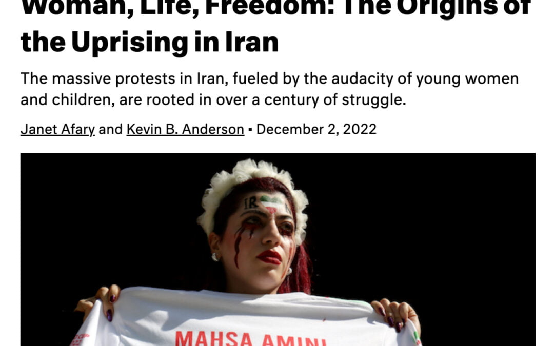 [Published] Woman, Life, Freedom: The Origins of the Uprising in Iran